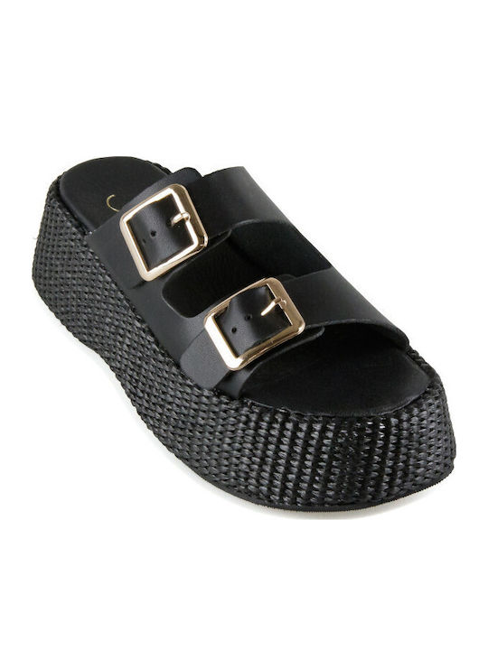 Silia D Sandale Casual Damă Flatforme Din Piele...