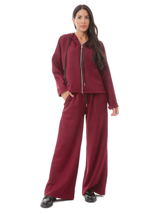 Silia D Jogginganzug Burgundy