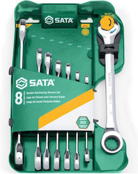 Sata ST08007ASJ Σετ Γερμανοπολύγωνα με Mέγεθος από 8mm έως 19mm 8τμχ