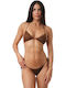 Set Bikini 3 Τεμαχίων Καφέ