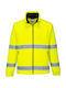Portwest Μπουφάν Εργασίας Ανακλαστικό με Επένδυση Fleece Κίτρινο