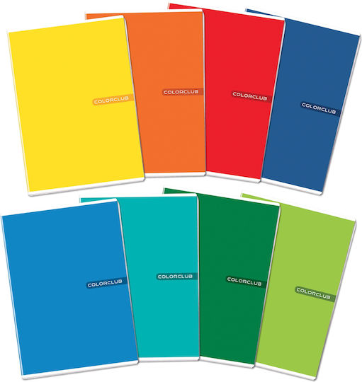 Blasetti Notebook Maths (Square Box) A4 40 Sheets 1pcs (Μiscellaneous colours)