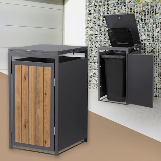 ML-Design Plastic Coș de gunoi Deșeuri 240lt