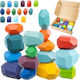 Kruzzel Stones Wooden Blocks 16 Pcs 26323 18707-0