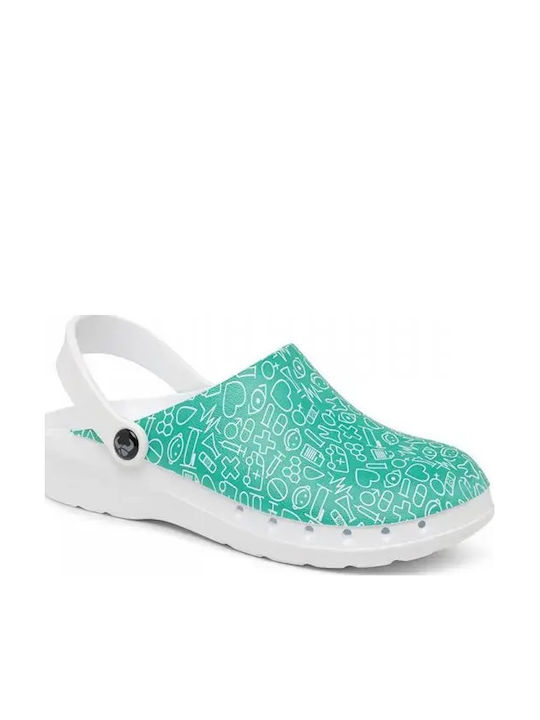 Suecos Oden Fusion Men's Anatomic Clogs Green