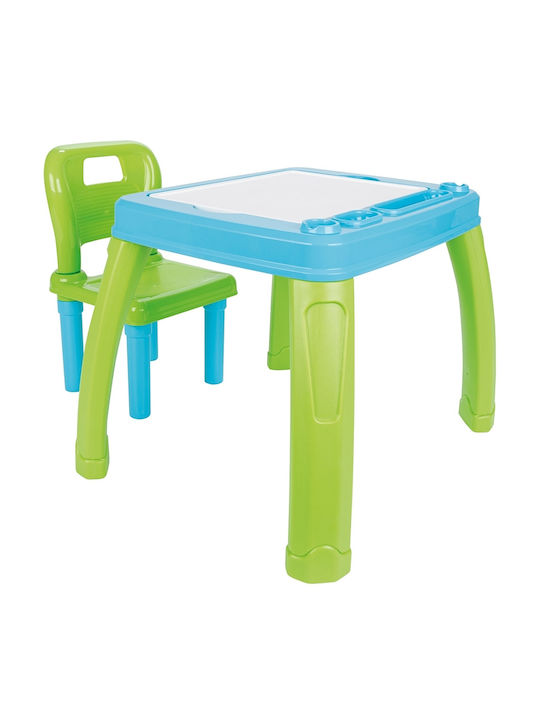 Kids Table and Chairs Set Blue Pilsan