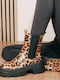 Γυναικεία Chelsea Μποτάκια Animal Print