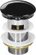 LuxeBath Brass Siphon Sink Black