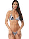 Bikini-Set Tierdruck Mit Kaftan