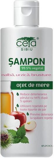 Ceta Sibiu 99.5% Plant-based Shampoo Mallow Nettle Burdock Apple Cider Vinegar 200ml