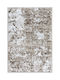 Eurofil Teppich Rechteckig Synthetisch,Polyester/Cotton/Leather Ivory/brown