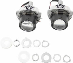 Προτζέκτορες Φαναριών Bi-led Retrofit 3.0" Aozoom M8 Y2 60w 67w 2 Τεμάχια