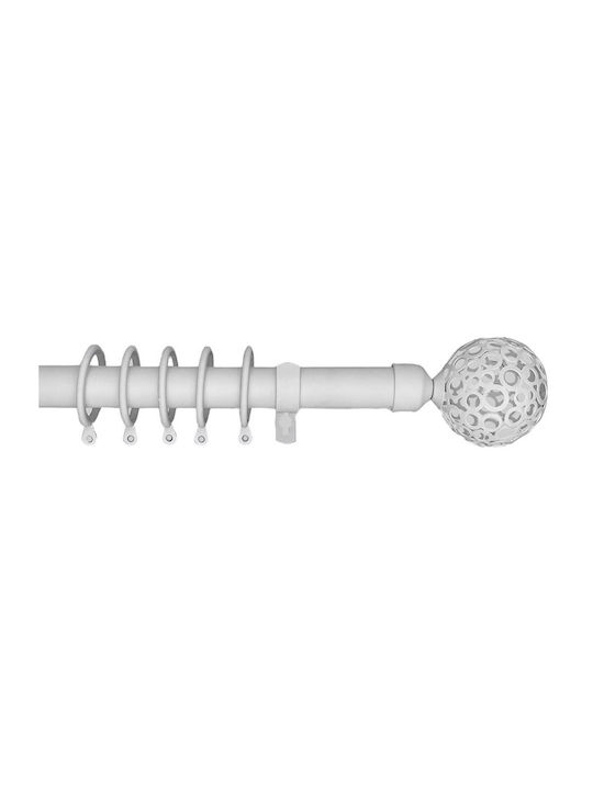 Grace Extendable Metallic Curtain Pole Lilie Si...