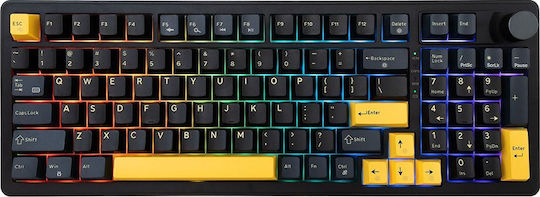 White Shark Mech Ασύρματο Gaming Μηχανικό Πληκτρολόγιο με RGB φωτισμό (Αγγλικό US)