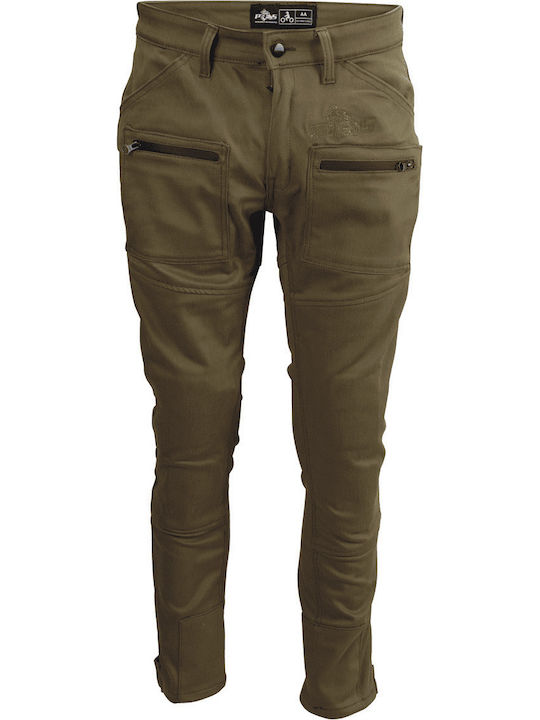 Cargo Core Bărbați Pantaloni Motocicletă Verde