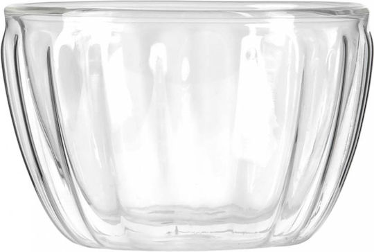 Vialli Design Servierschüssel Rund Glas Transparent