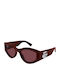 Gucci Unisex Ochelari de soare cu Roșu Cadru și Roșu Lentilă GG1951S 003