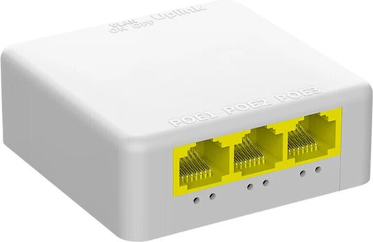 E Zy.Net 4-port 3+1 PoE+ Wiederholer