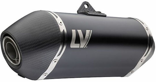 Leovince Крайна Тръба На Изпускателната Система Lv-14 Black Edition Три-овална Конична 15610b