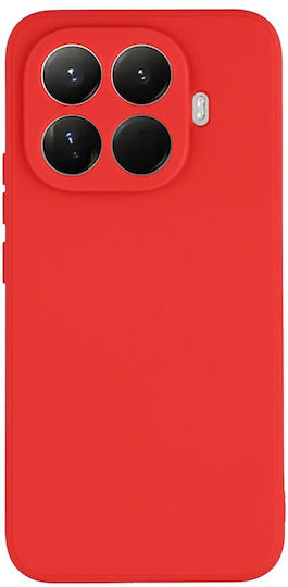 Umschlag Rückseite Silikon Rot (Xiaomi 15T Pro)