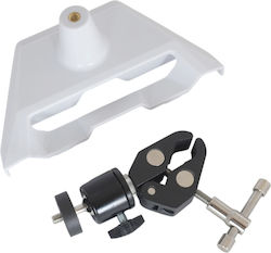 Βάση Στήριξης Προσαρμογέα Σφιγκτήρα Κιτ Adapter Support Base Kit Clamp & Thread Mount Pipe Adapter 1/4" Διπλή Σφαιρική Κεφαλή 360° Starlink Mini Dish Gen 4 2025 Kit & Accessories Κωδ.1-per0098