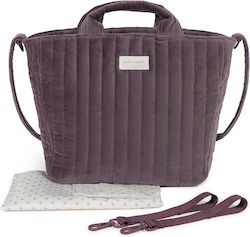 Pasito a Pasito Shoulder/Hand Diaper Bag Burgundy 37x30x12cm.