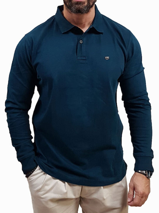 Visconti Polo Short Sleeve Blue Blouse