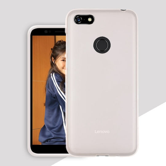 Transparent TPU Protective Case Frosted Finish Lenovo A5 L18011 White