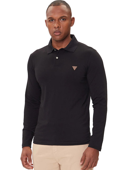 Oliver Polo Langarmbluse Jet Black