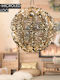 General Trade Beleuchtete Hängende Kugel Gold 500 LED 40 cm