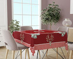 Mc Decor Weihnachtlich Tischtuch Quadrat Rot L1...