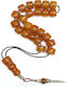 Roloi Komboloi Resin Worry Beads with 23 Beads Honey 33cm