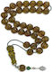 Roloi Komboloi Graven Mastic Worry Beads with 33 Beads Green 36cm