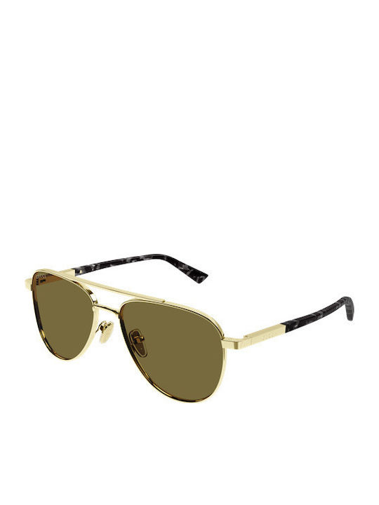 Gucci Bărbătești Ochelari de soare cu Auriu Cad...