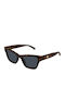 Gucci Damen Sonnenbrille mit Braun Schildkröte Kunststoff Gestell und Gray Linse GG1982S 002