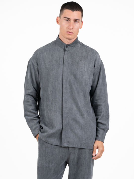 Overshirt Дълъг ръкав Риза Anthracite
