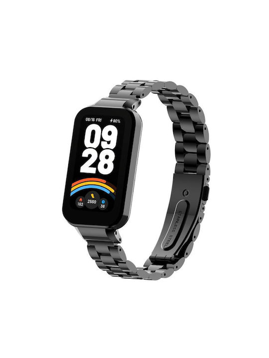 Μεταλλικό Λουράκι Ρολογιού Τρεις Χάντρες Redmi Band 3 Xiaomi Smart Band 9 Active Μαύρο Μεταλλικό Λουράκι Ρολογιού Τρεις Χάντρες Redmi Band 3 Xiaomi Smart Band 9 Active Μαύρο