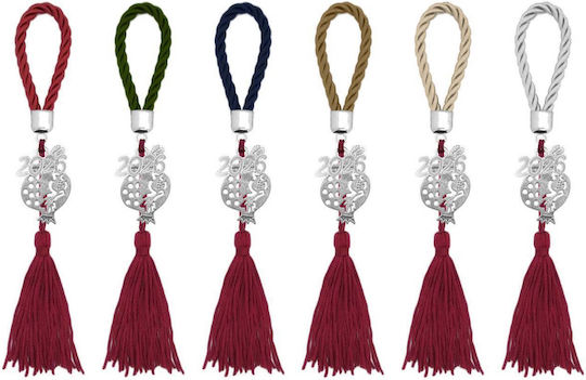 Tatu Moyo Handmade Hanging Lucky Charm Pomegranate Silver 2026 16cm 6pcs (Various Colors)