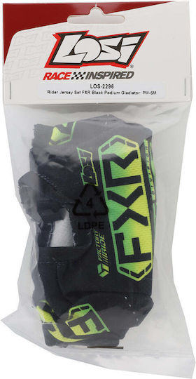 Losi Promoto Mx Sm Fxr Podium Gladiator Rider Jersey Set Black