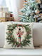 By Queen Limited Festive Edition Μαξιλαροθήκη Nutcracker Wreath Mε Πεύκα Κουκουνάρια 45x45εκ