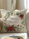 By Queen Limited Festive Edition Μαξιλαροθήκη Merry Wreath Αλεξανδρινά Κουκουνάρια 45x45εκ