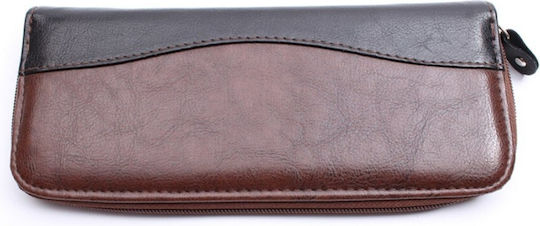 Shear Safe Scissors Case for Cutting and Thinning Scissors and Combs Brown Black