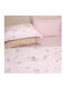 Anna Riska Sheet Double with Elastic 140x200+25cm. Mix & Match 100 Pink