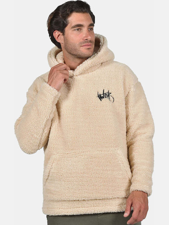 Hanorac cu Glugă Beige