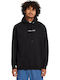Sweatshirt With Hood Black