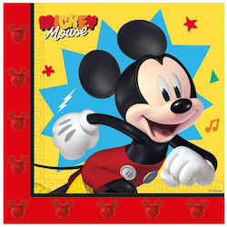 Χαρτοπετσέτες Mickey Jump Into Fun 33x33 Cm 20 Τεμ Χαρτοπετσέτες Mickey Jump Into Fun 33x33 Cm 20 Τεμ