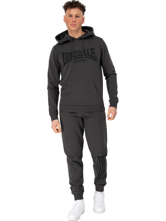 Cloudy Sweatshirt with Hood Anthracite/black