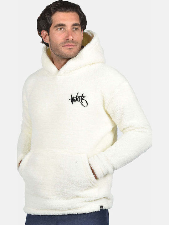 Hanorac cu Glugă White