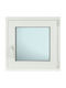 Hinged Energy-Efficient PVC Window W60xH60cm