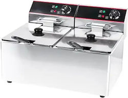 Galore Ηλεκτρική Φριτέζα Διπλή 3.2kW Χωρητικότητας 2x8lt 55x43x35cm Galore Ηλεκτρική Φριτέζα Διπλή 3.2kW Χωρητικότητας 2x8lt 55x43x35cm
